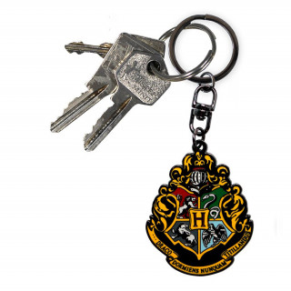 Harry Potter Hogwarts crest metal keychain Merch