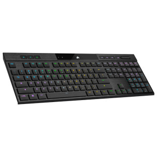 Corsair K100 AIR tipkovnica USB + RF bežična + Bluetooth QWERTY engleski crna (CH-913A01U-NA) PC