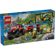 LEGO City Vatrogasno vozilo 4x4 i čamac za spašavanje (60412) 