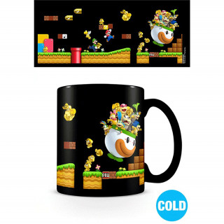 Pyramid Super Mario - Gold Coin Rush Šalica koja mijenja toplinu Merch