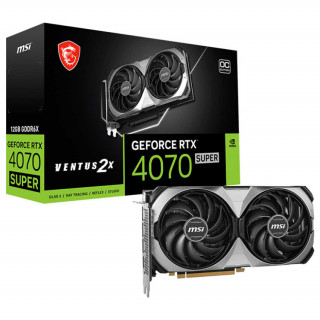 MSI GeForce RTX 4070 SUPER 12G Ventus 2X OC 12GB GDDR6X (V513-641R) PC