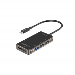 Promate USB Hub - PRIMEHUB LITE (PRIMEHUB-LITE)  7in1 PC