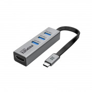 Promate USB Hub - MEDIAHUB C3 (MEDIAHUB-C3) 4in1 