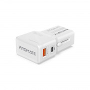 Promate univerzalni adapter - TRIPLUG PD20 (TRIPLUG-PD20.WHITE) 