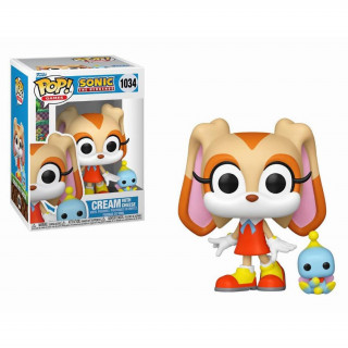 Funko Pop! #1034 Games: Sonic The Hedgehog - Cream with Cheese Vinyl Figura Merch