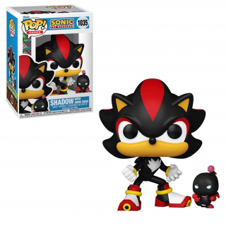 Funko Pop! #1035 Games: Sonic The Hedgehog - Shadow with Dark Chao Vinyl Figura Merch