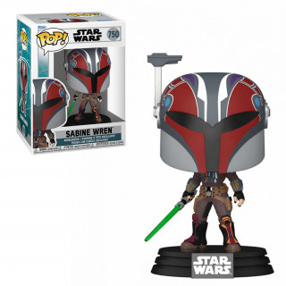 Funko Pop! #750 Disney Star Wars: Ahsoka - Sabine Wren Bobble-Head Vinyl Figura Merch