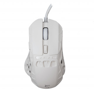 WHITE SHARK ECTOR-W GM-5016W RGB gaming miš, 12.200 dpi, 7 tipki bijeli PC