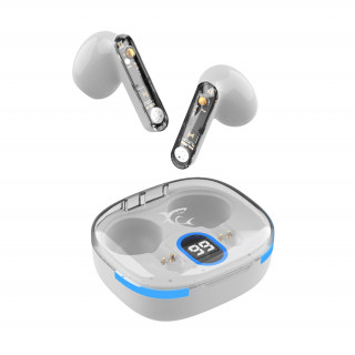 WHITE SHARK HYPERBEAT-W, GEB-TWS37W bluetooth In-ear slušalice s mikrofonom, bijele PC