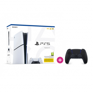 PlayStation 5 (Slim) + DualSense kontroler (crni) PS5