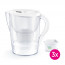 Brita Marella XL 3,5 L startni paket + 3 Maxtra PRO filtera - Bijela thumbnail