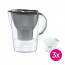 Brita Marella XL 2,4 L početni kit + 3 Maxtra PRO filtera - siva thumbnail