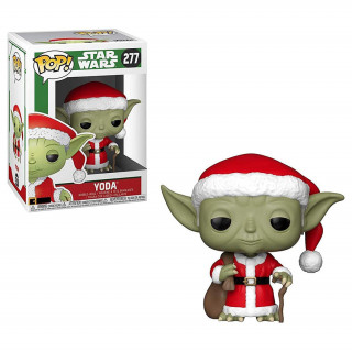 Funko Pop! #277 Star Wars: Holiday Santa Yoda Vinyl Figura Merch