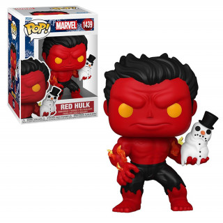 Funko Pop! #1439 Marvel: Holiday – Red Hulk Bobble-Head Vinyl Figura Merch