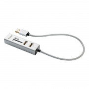 YENKEE YHC 101SR USB 2.0 hub i čitač kartica 