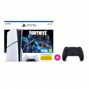 PlayStation 5 (Slim) Fortnite Cobalt Star bundle + DualSense (Midnight Black) 