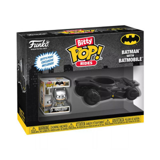 Funko Bitty Pop! Rides: DC Batman - Batman with Batmobile Vinyl Figure Merch