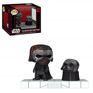 Funko Pop! #793 Deluxe Disney: Star Wars Dark Side - Kylo Ren with Darth Vader's Helmet Vinyl Figura Merch