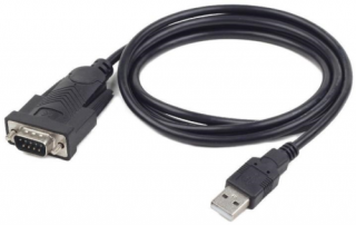 Gembird kabel za konverziju USB na DB9M serijski priključak, 1,5 m - crni PC