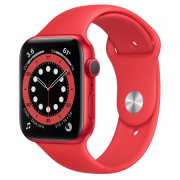 Apple Watch S6 GPS, 44mm PRODUCT(RED) aluminum Case with PRODUCT(RED) Sport Ban 