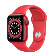 Apple Watch S6 GPS, 40mm PRODUCT(RED) aluminum Case with PRODUCT(RED) Sport Band 