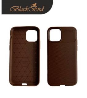 BH1072 BlackBird Carbon pattern case Iphone 2019 6,1" Brown Mobile