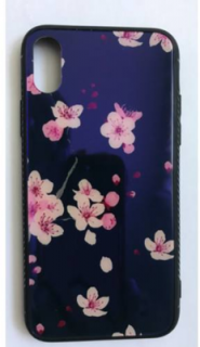 BH663 mobile case BLU-RAY glass Full Pink Flower Samsung J3 2017 Mobile