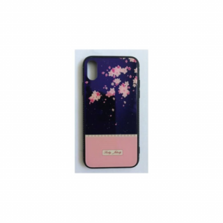 BH654 mobile case BLU-RAY glass Part Pink Flower Samsung J5 2017 Mobile