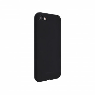 Hana SF matt silicone back cover, Galaxy A9, Black Mobile