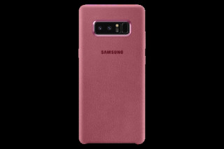 Samsung Galaxy Note alcantara back cover, Pink Mobile