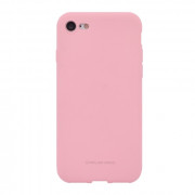 Hana SF matt silicone back cover,Huawei Y7 Prime 2018, Pink 