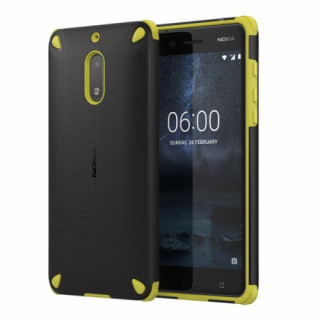 Nokia impact resistant plastic  back cover, Black-Citron Mobile