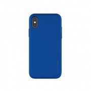 Hana Wing plastic  back cover, with card holder, Gal. S9+, Blue 