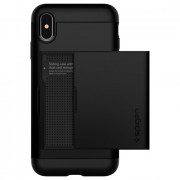 Spigen Slim Armor CS back cover, iPhone XS Max, Black 