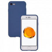 Hana SF matt silicone back cover, iPhoen 8/7, Blue 