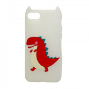 Hana Pop silicone back cover, iPhone 8/7, Dino 