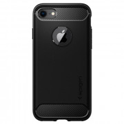 Spigen Rugged Armor back cover, iPhone 8/7, Black 