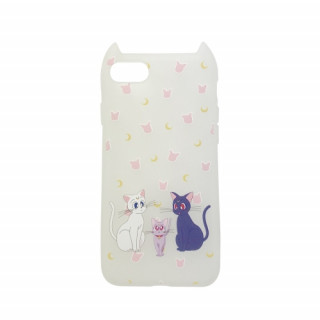 Hana Pop silicone back cover, iPhone 8/7, Cat family Mobile