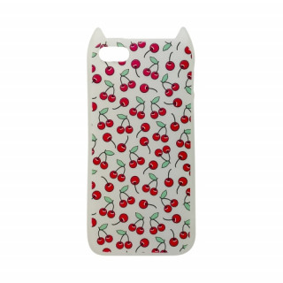 Hana Pop silicone back cover, iPhone SE, Fruit Mobile