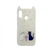 Hana Pop silicone back cover, Huawei P20 Lite, Cat family 