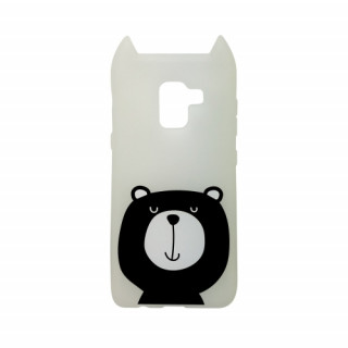 Hana Pop silicone back cover, Galaxy A8, Teddy bear Mobile