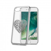 Celly iPhone 7- iPhone patterned plastic case, Heart 