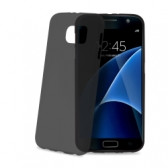 Celly S7 ultrathin silicone back, Black 