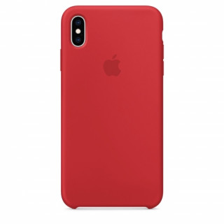 Apple iPhone XS Max silicone back cover, Red Mobile