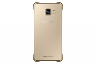 Samsung Galaxy A310 clear cover back cover, Gold Mobile