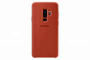 Samsung Galaxy S9 Alcantara leather back cover, Red 