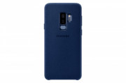 Samsung Galaxy S9 Alcantara leather back cover, Blue 