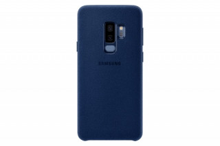 Samsung Galaxy S9 Alcantara leather back cover, Blue Mobile