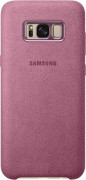 Samsung Galaxy S8 plus  Alcantara leather back cover, Pink 