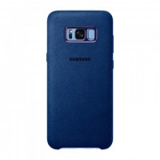 Samsung Galaxy S8Plus Alcantara leather back cover, Blue 